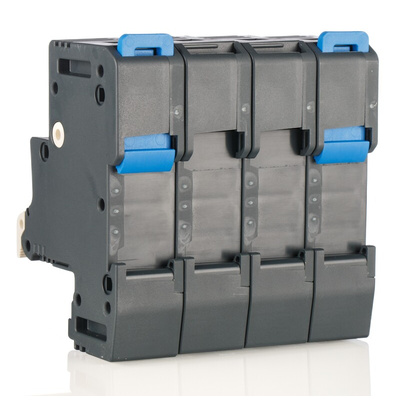 Schneider Electric 50A Rail Mount Fuse Holder for 14 x 51mm Fuse, 3P+N, 690V ac