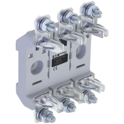 Eaton 160A Rail Mount Fuse Holder for NH00 Fuse, 3P, 690V ac