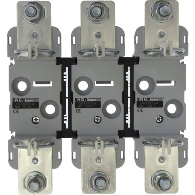 Eaton 250A Rail Mount Fuse Holder for NH1 Fuse, 3P, 690V ac