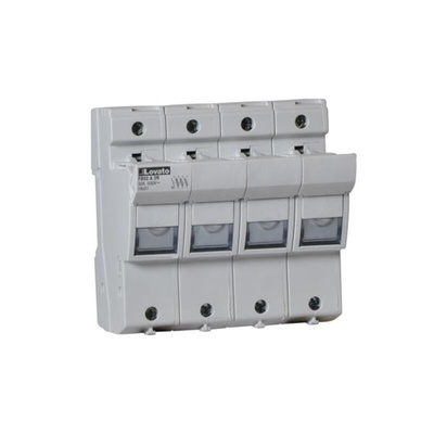 Lovato 100A Base Mount Fuse Holder for 22 x 58mm Fuse, 3P, 690V ac