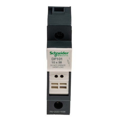 Schneider Electric Rail Mount Fuse Holder for 10 x 38mm Fuse, 1P