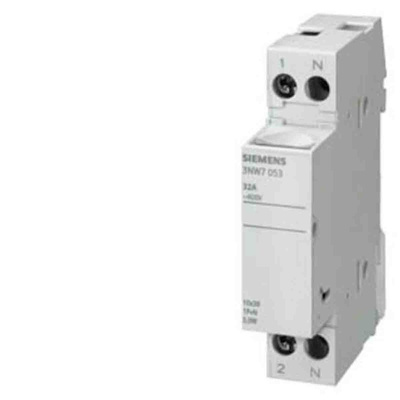 Siemens 32A Rail Mount Fuse Holder for 10 x 38mm Fuse, 1P, 690V ac