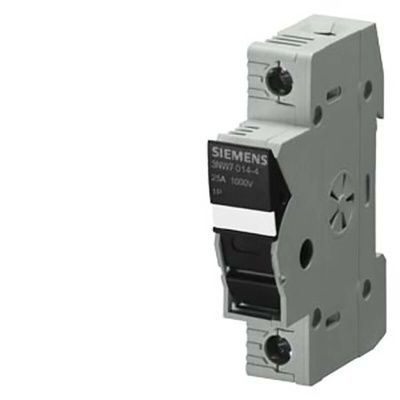 Siemens 30A Rail Mount Fuse Holder for 10 x 38mm Fuse, 1P, 1kV