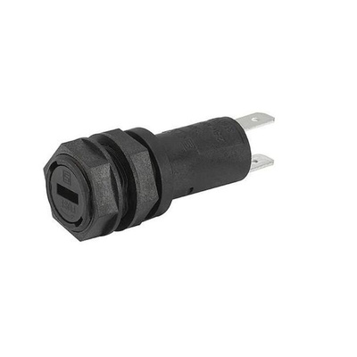 Schurter 10A Fuse Holder for 5 x 20mm Fuse, 1P, 250V ac