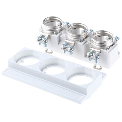ETI 63A Bottle Fuse Holder, 3P, 500V ac