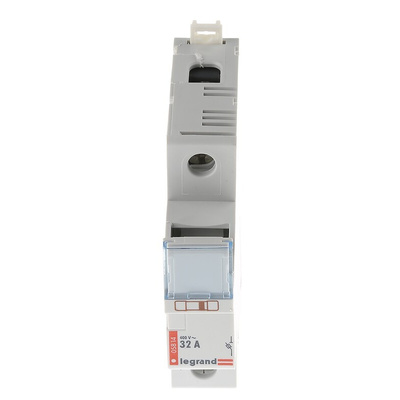 Legrand 32A Rail Mount Fuse Holder for 10 x 38mm Fuse, 1P, 400V ac