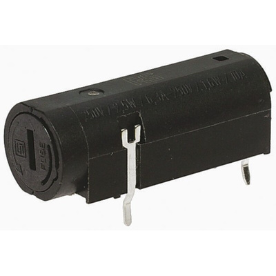Schurter 10A PCB Mount Fuse Holder for 5 x 20mm Fuse, 250V ac