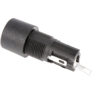 Bulgin 10A Panel Mount Fuse Holder for 5 x 20mm Fuse, 1P, 250V ac