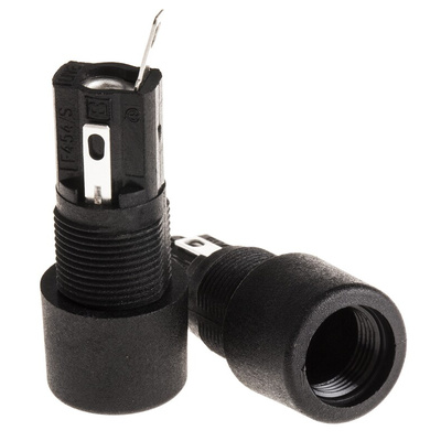 Bulgin 10A Panel Mount Fuse Holder for 5 x 20mm Fuse, 1P, 250V ac