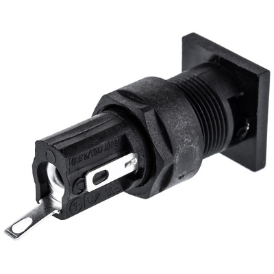 Bulgin 10A Panel Mount Fuse Holder for 5 x 20mm Fuse, 1P, 250V ac