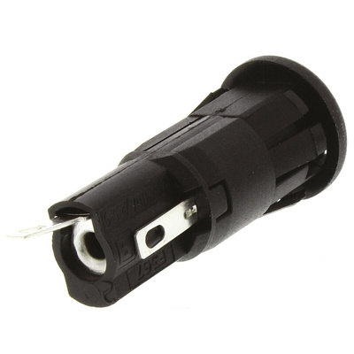 Bulgin 10A Panel Mount Fuse Holder for 5 x 20mm Fuse, 1P, 250V ac