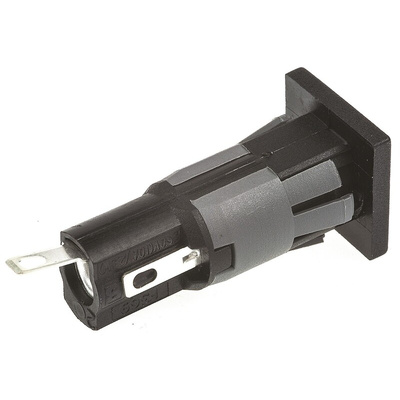 Bulgin 10A Panel Mount Fuse Holder for 5 x 20mm Fuse, 1P, 250V ac