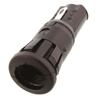 Bulgin 10A Panel Mount Fuse Holder for 5 x 20mm Fuse, 1P, 250V ac