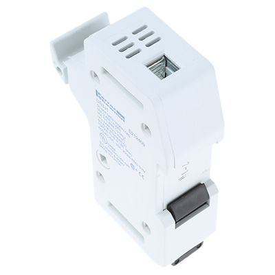 Mersen 30A Rail Mount Fuse Holder for 22 x 58mm Fuse, 1P, 600V ac