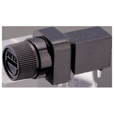 Sato Parts 10A PCB Mount Fuse Holder for 5 x 20mm Fuse, 250V ac