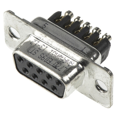 Amphenol 9 Way Cable Mount D-sub Connector Socket, 2.74mm Pitch