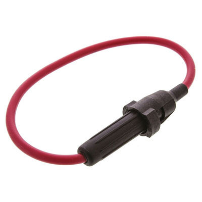Schurter 6.3A Inline Fuse Holder for 6.3 x 32mm Fuse, 32V dc