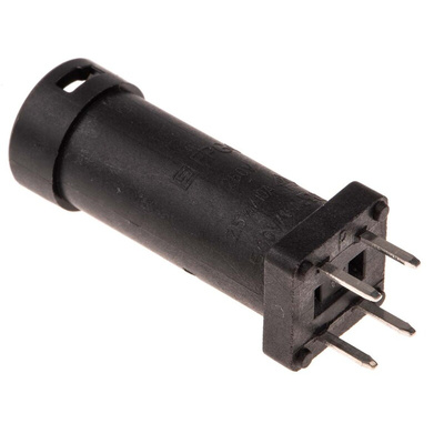 Schurter 16A PCB Mount Fuse Holder for 5 x 20mm Fuse, 1P, 250V ac