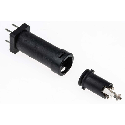 Schurter 16A PCB Mount Fuse Holder for 5 x 20mm Fuse, 1P, 250V ac