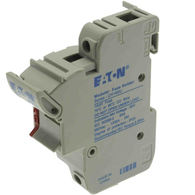 Eaton 50A Rail Mount Fuse Holder for 14 x 51mm Fuse, 1P, 690V ac