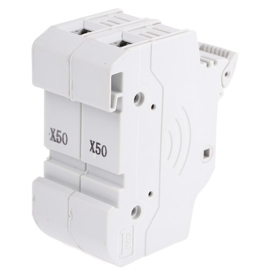 Eaton 32A Rail Mount Fuse Holder for 10 x 38mm Fuse, 2P, 690V ac