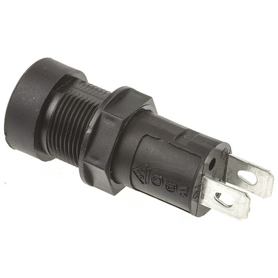Littelfuse 16A Panel Mount Fuse Holder for 5 x 20mm Fuse, 250V ac