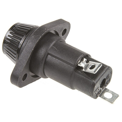 Littelfuse 30A Panel Mount Fuse Holder for 10 x 38mm Fuse, 600V ac