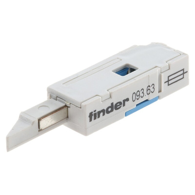 Finder 6A Rail Mount Fuse Holder for 5 x 20mm Fuse, 1P, 250V ac