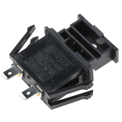 Bulgin 10A Panel Mount Fuse Holder for 5 x 20mm Fuse, 1P, 250V ac