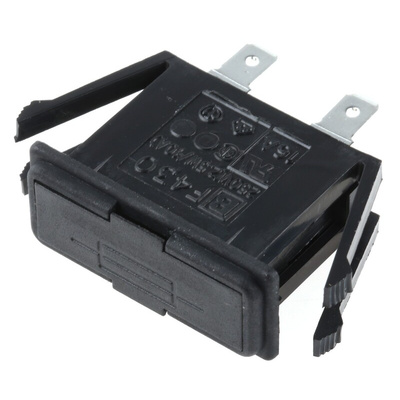 Bulgin 10A Panel Mount Fuse Holder for 5 x 20mm Fuse, 1P, 250V ac