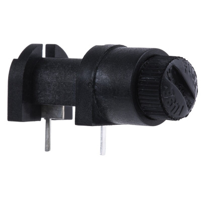 Bulgin 6.3A PCB Mount Fuse Holder for 5 x 20mm Fuse, 1P, 250V ac