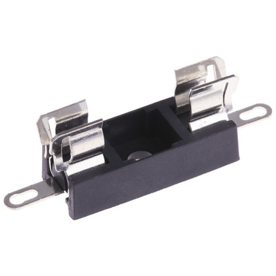 Littelfuse 6.3A Base Mount Fuse Holder for 5 x 20mm Fuse, 250V ac