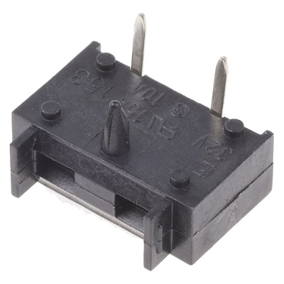 Littelfuse 15A PCB Mount Fuse Holder for Mini Fuse, 32V dc