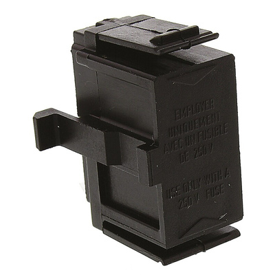 Schurter 10A Panel Mount Fuse Holder for 5 x 20mm Fuse, 1P