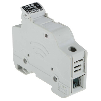 Eaton 30A Rail Mount Fuse Holder for 10 x 38mm Fuse, 1P, 600V ac