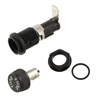 Eaton 20A Panel Mount Fuse Holder for 6.3 x 32mm Fuse, 1P, 250V ac