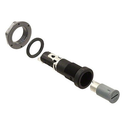 Eaton 20A Panel Mount Fuse Holder for 6.3 x 32mm Fuse, 1P, 250V ac