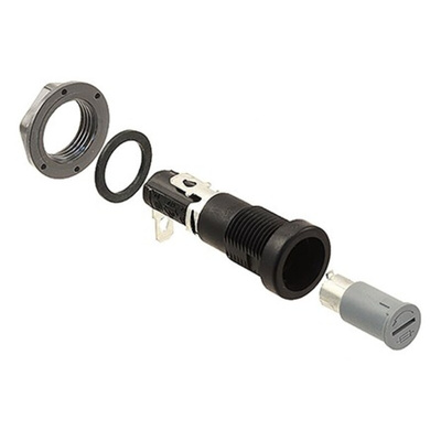 Eaton 20A Panel Mount Fuse Holder for 6.3 x 32mm Fuse, 1P, 250V ac