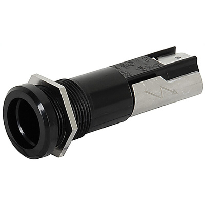 Schurter 16A Panel Mount Fuse Holder for 6.3 x 32, 5 x 20mm Fuse, 1P, 500V ac