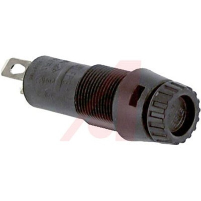 Schurter 10A Panel Mount Fuse Holder for 5 x 20mm Fuse, 1P, 250V ac