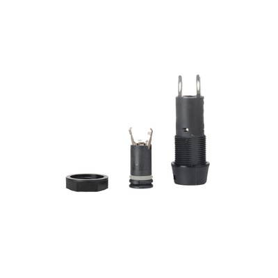 Schurter 10A Panel Mount Fuse Holder for 5 x 20mm Fuse, 1P, 250V ac