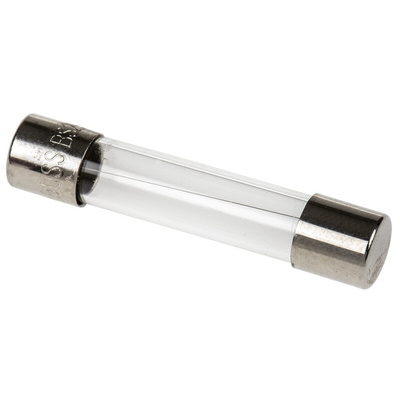 Eaton 500mA F Glass Cartridge Fuse, 6.3 x 32mm