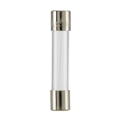 Eaton 3A F Glass Cartridge Fuse, 6.3 x 32mm
