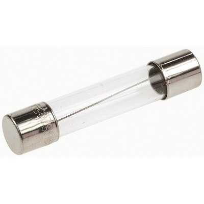 Eaton 10A F Glass Cartridge Fuse, 6.3 x 32mm