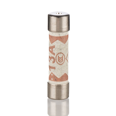 Eaton 13A F Ceramic Cartridge Fuse, 6.3 x 25mm