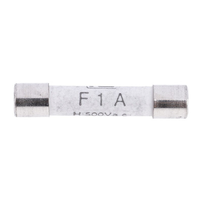 RS PRO 1A F Ceramic Cartridge Fuse, 6.3 x 32mm