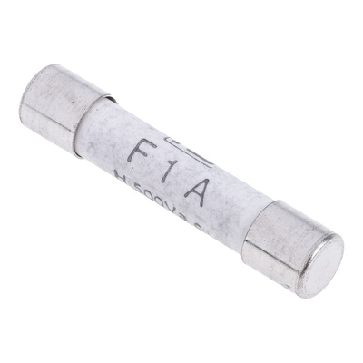 RS PRO 1A F Ceramic Cartridge Fuse, 6.3 x 32mm