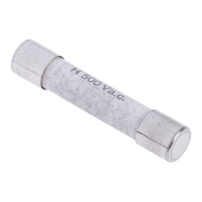 RS PRO 3A F Ceramic Cartridge Fuse, 6.3 x 32mm