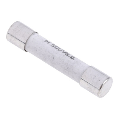 RS PRO 1A T Ceramic Cartridge Fuse, 6.3 x 32mm