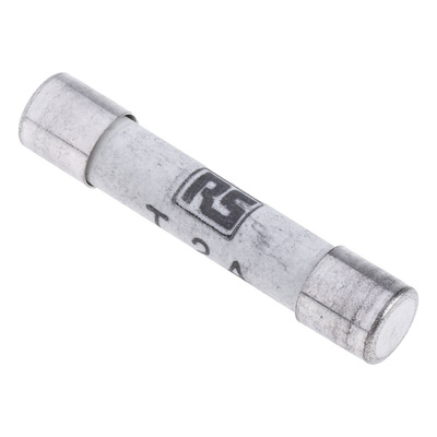 RS PRO 2A T Ceramic Cartridge Fuse, 6.3 x 32mm